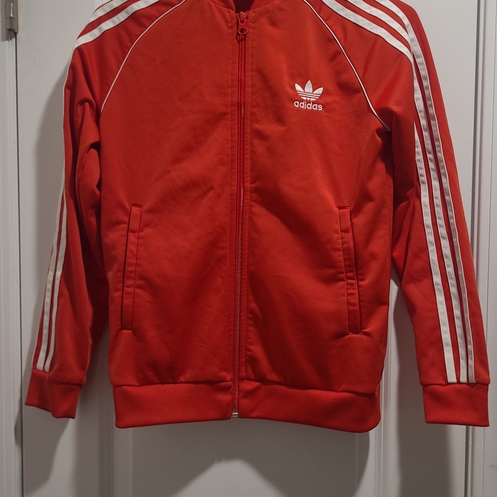 Adidas Red and White Jacket